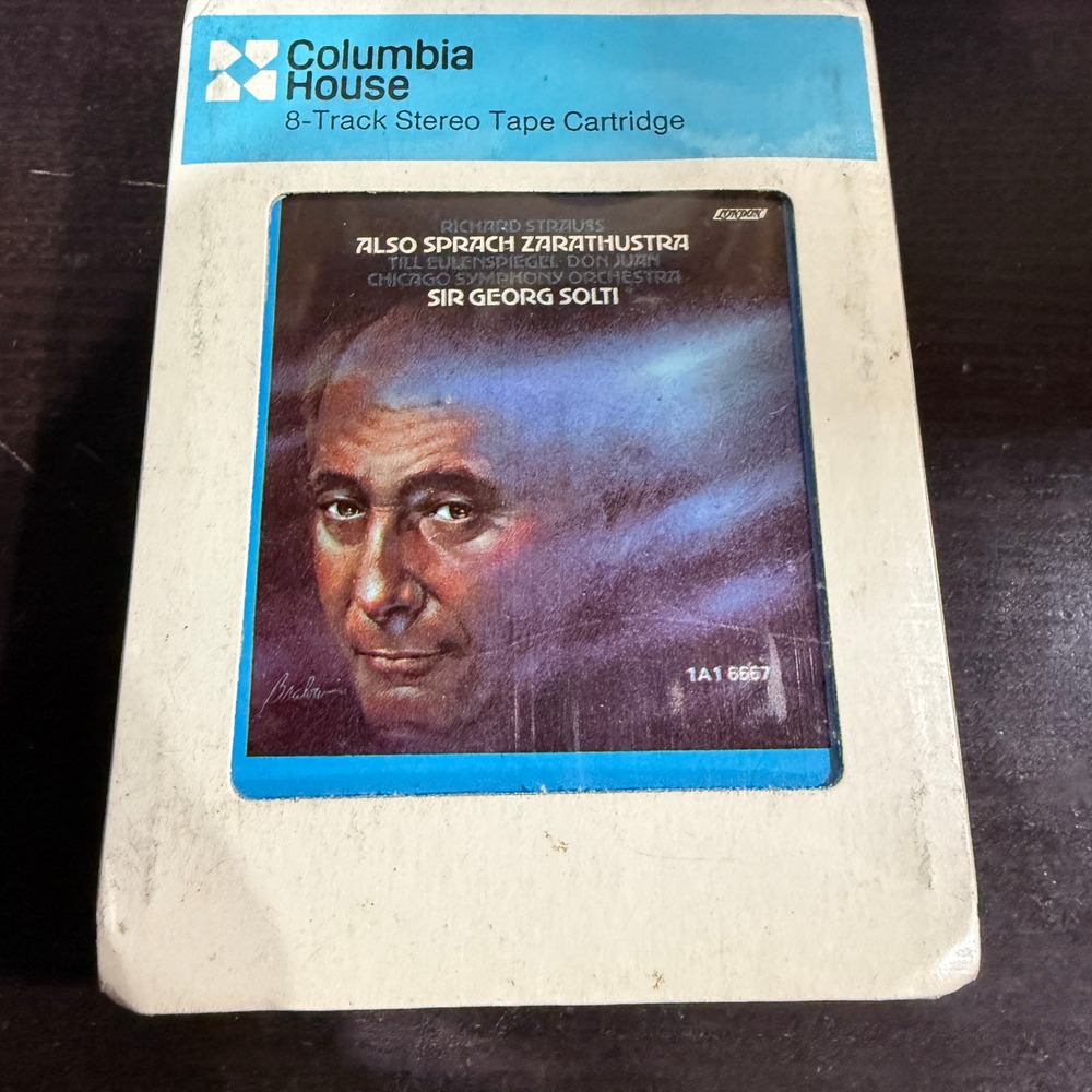 Strauss Also Sprach Zarathustra Solti‎ Chicago Symphony 8-Track New Sealed